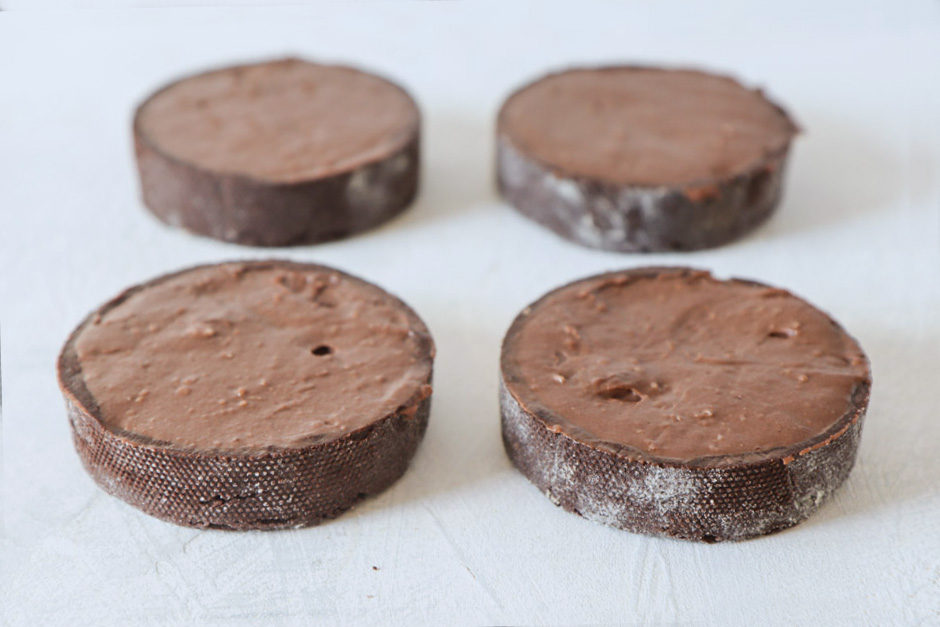 шоколадная тарталетка сборка