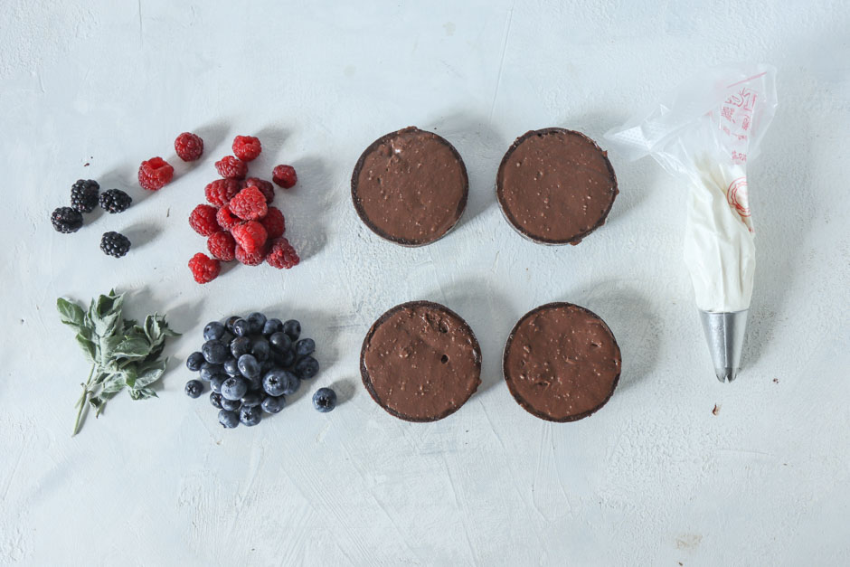 шоколадная тарталетка сборка