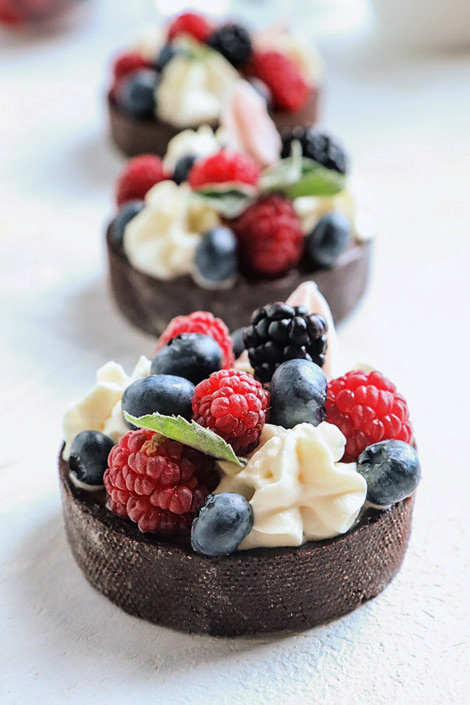 шоколадная тарталетка рецепт