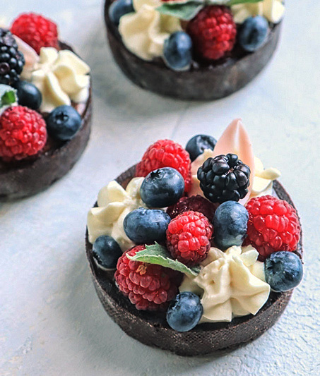 Шоколадные тарталетки | Онлайн кондитерская школа. Кондитерские курсы Краснодар