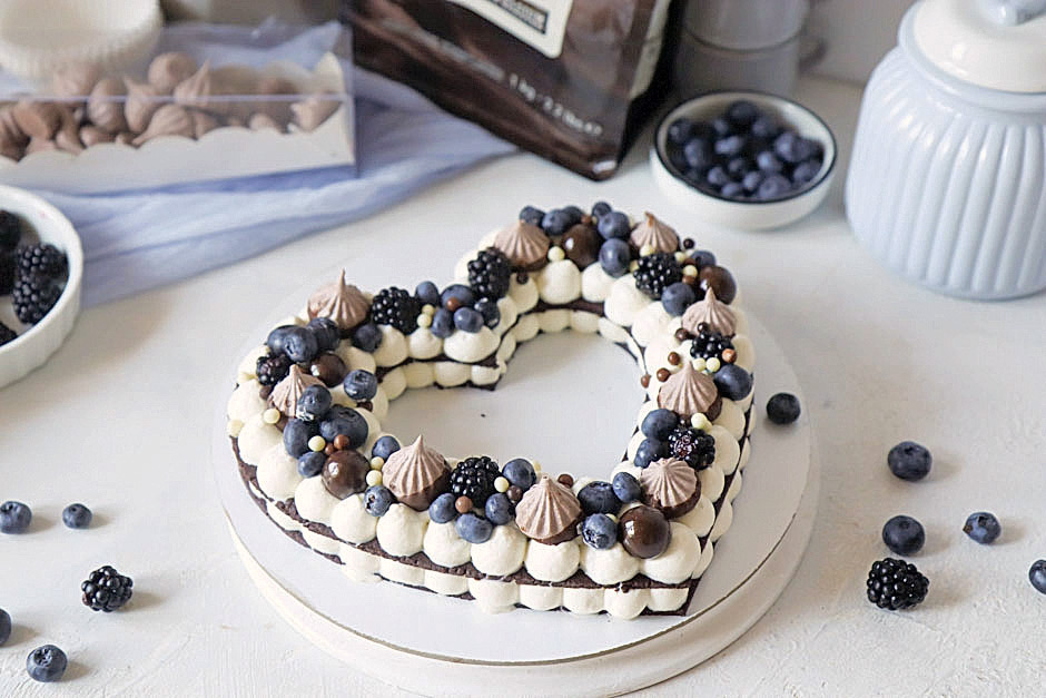 торт сердце рецепт