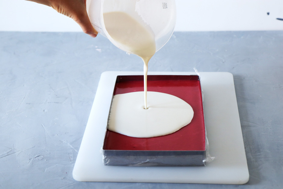 подготавливаем сливки для мармелада