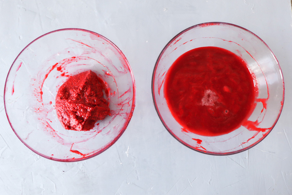 готовим пюре для мармелада на агаре