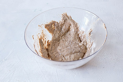 готовим шоколадно миндальный бисквит