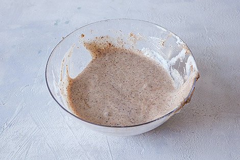 готовим шоколадно миндальный бисквит