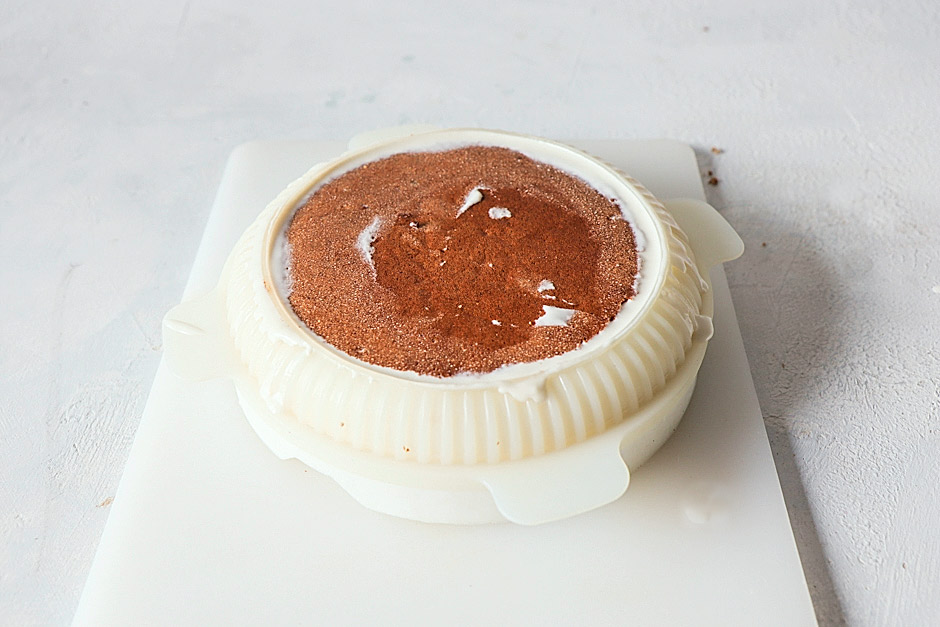 муссовый торт черный лес с вишней сборка