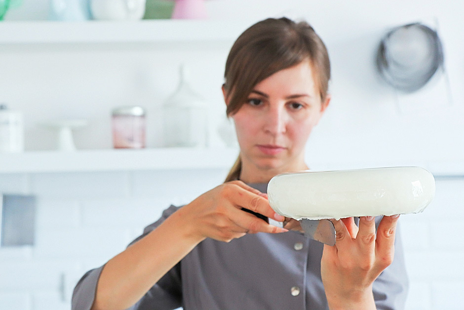 муссовый торт черный лес с вишней сборка