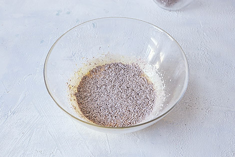 готовим шоколадно миндальный бисквит