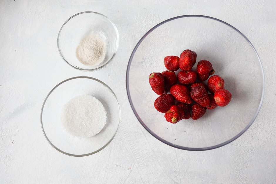 клубничное компоте ингредиенты