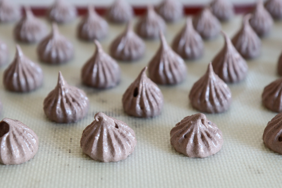 фото шоколадное безе