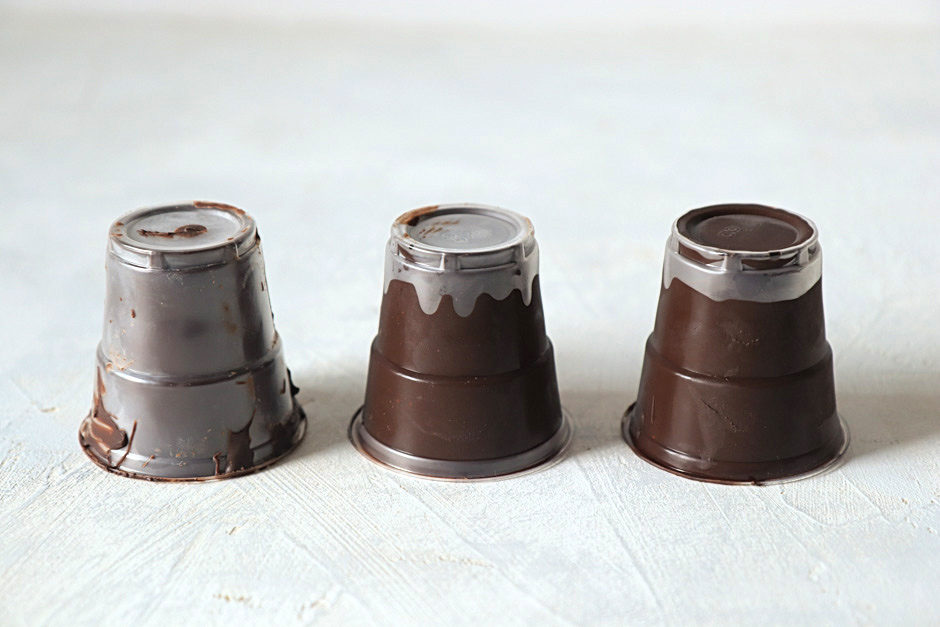 Готовим шоколадные стаканчики