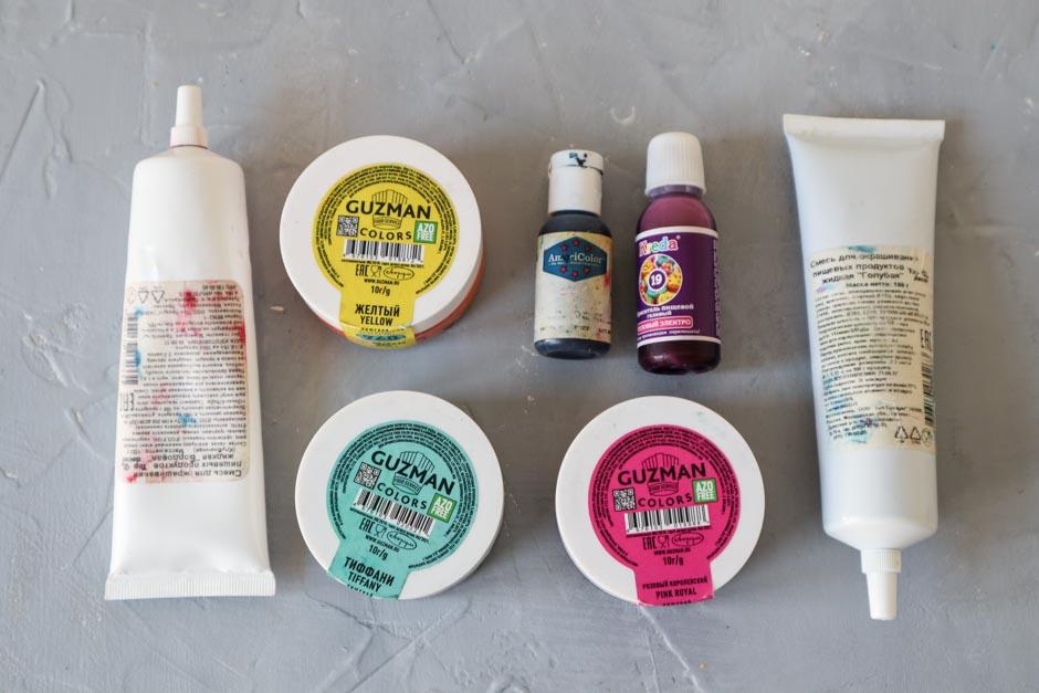 Лучшие пищевые красители для кондитеров