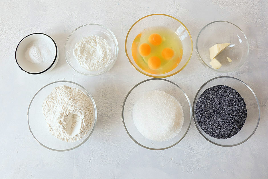 маковый бисквит ингредиенты 