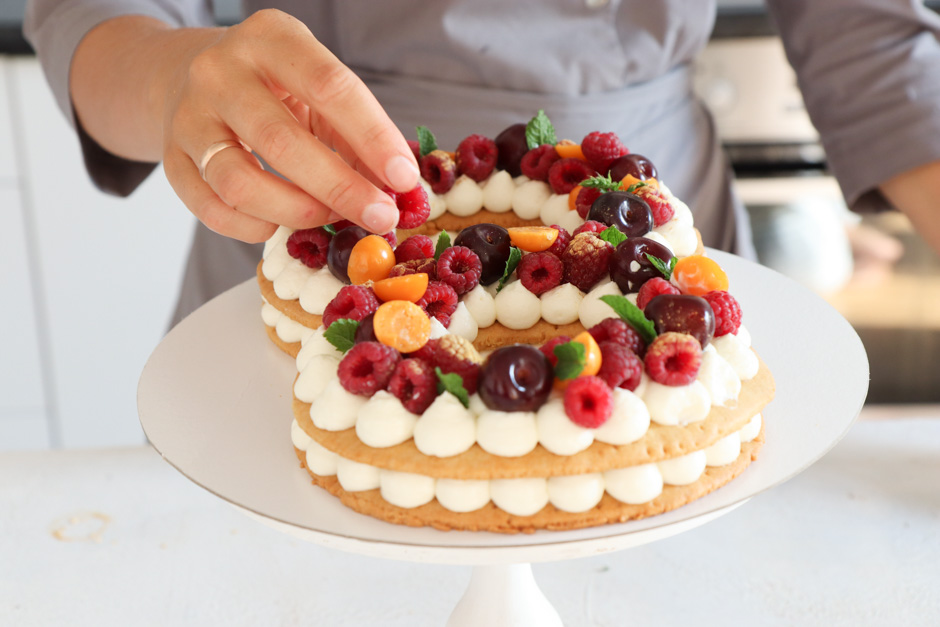 украшение торта цифры