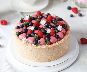 Чизкейк Кокос-вишня